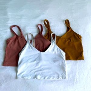 Set of three Align Tanks. All size 8.